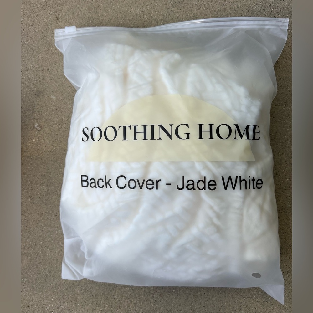 NWT Soothing Home Sofa Hero Back Cover in Jade White